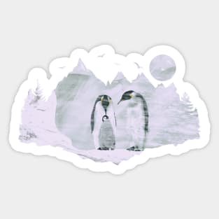 Penguin Family Sticker